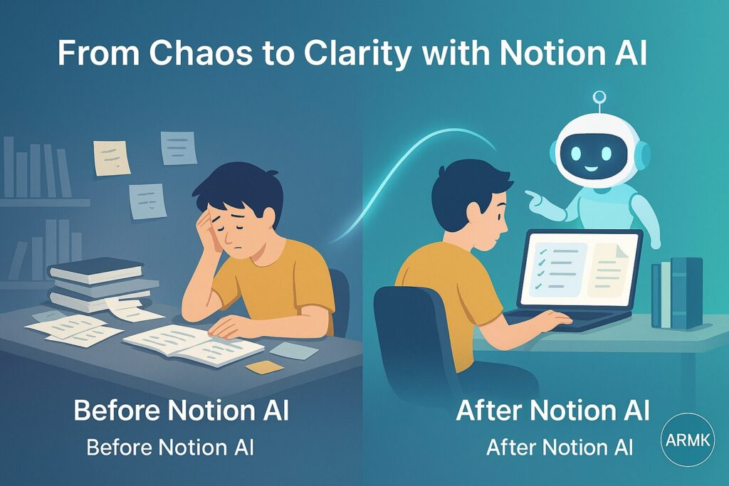 Chaos to clarity through the use of Notion AI