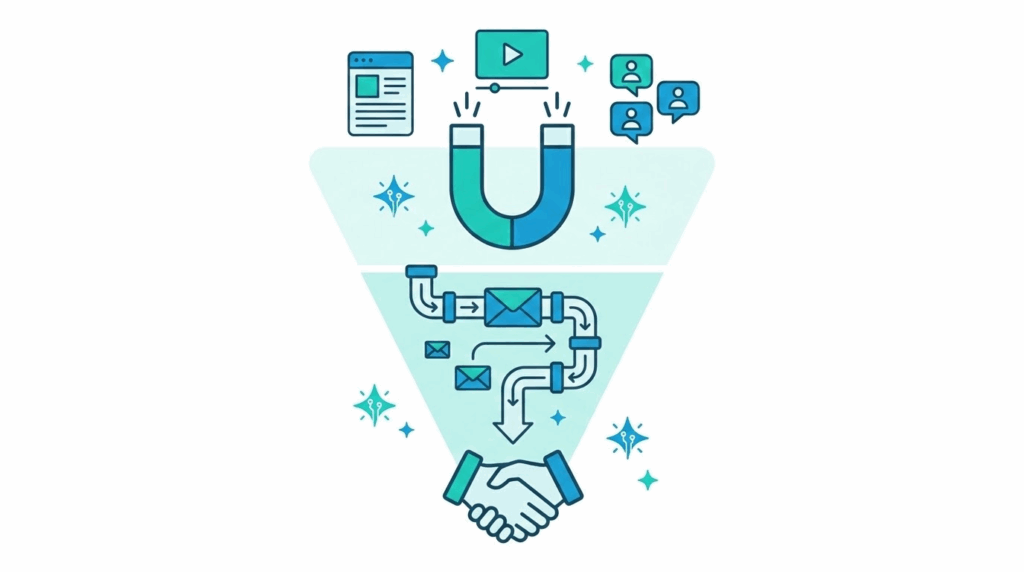 AI-powered inbound marketing funnel for small businesses