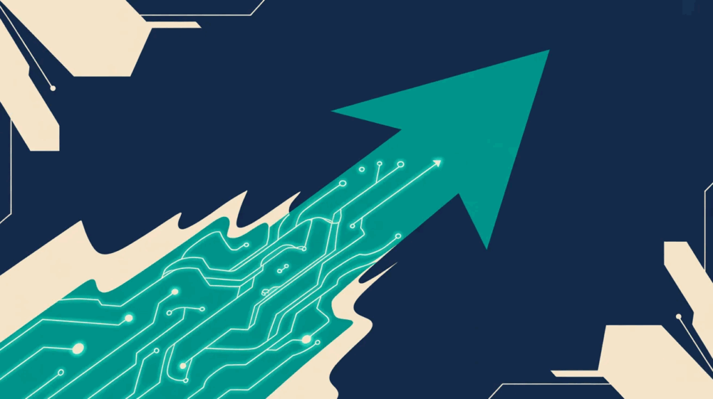 Illustration representing career growth and AI upskilling opportunities for Singapore professionals through SkillsFuture-funded courses